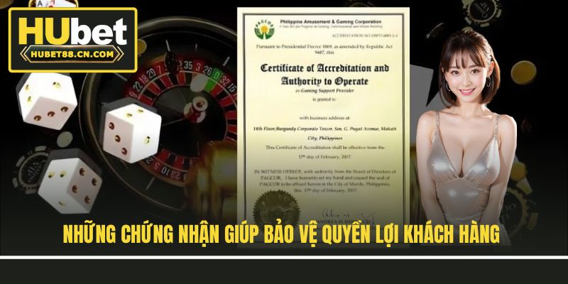 Những chứng nhận giúp bảo vệ quyền lợi khách hàng
